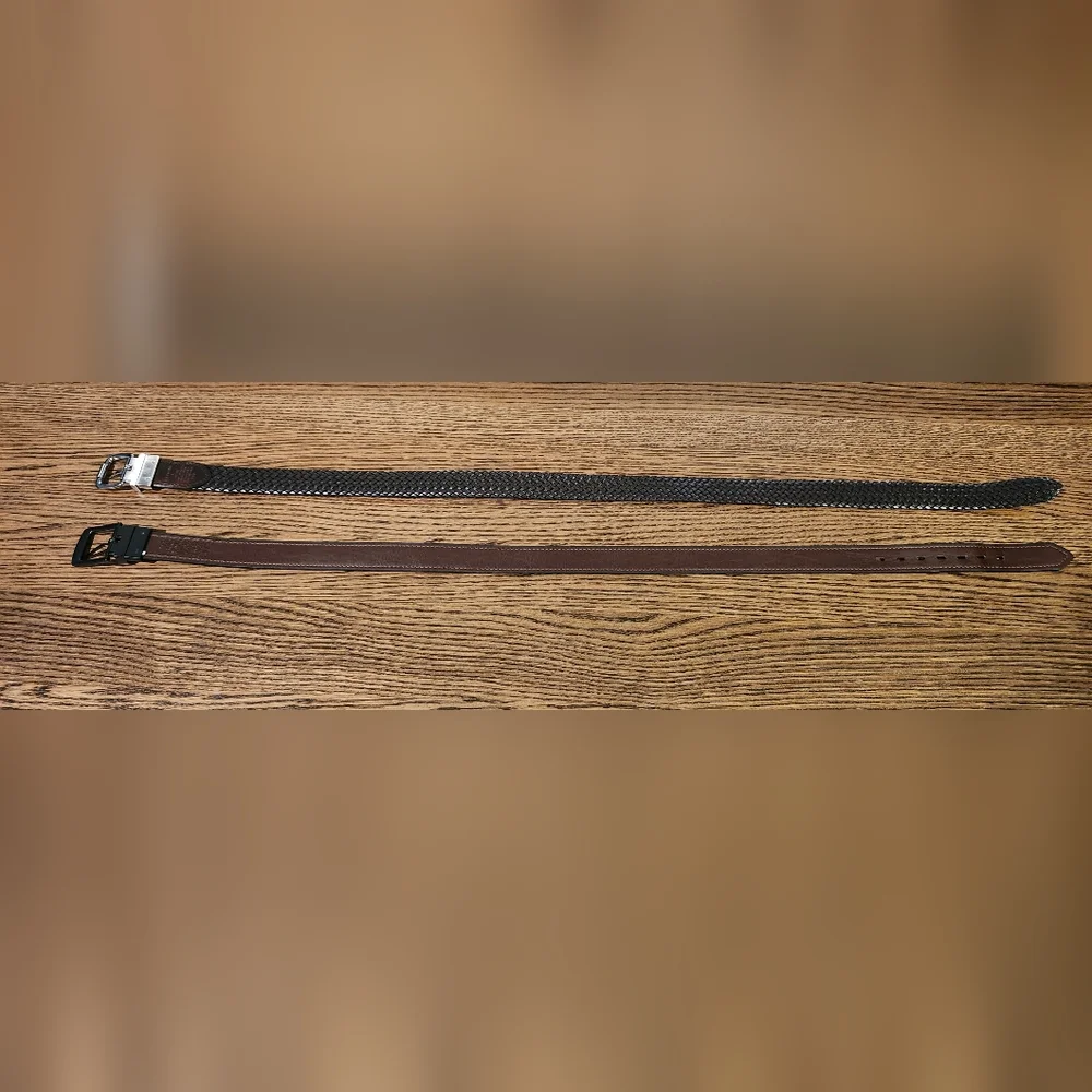 Chaps + Levi's Boys Reversible Belts | Black + Brown | Size L 30-32 Waist